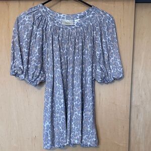 Maeve Cheetah Print Blouse